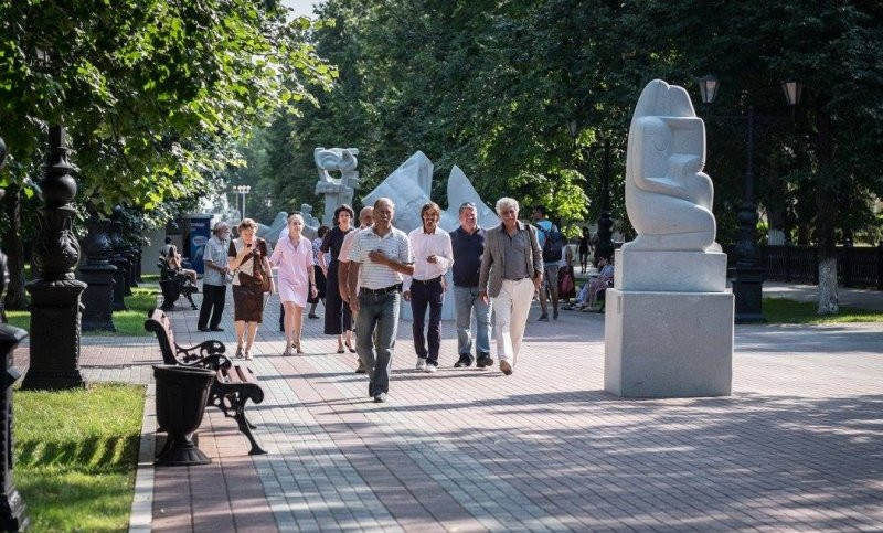 Аллея современной скульптуры «ArtTerria» в Уфе: искусство на улице