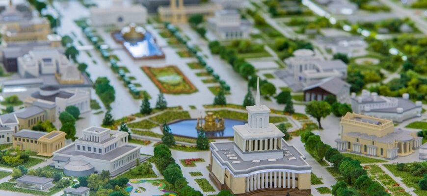 Архитектурный макет ВДНХ