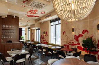 Ресторан и бар Бистротека на Петроградской набережной: европейская кухня и летняя терраса
