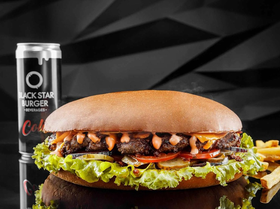Блек Стар Бургер / Black star burger (Жулебино)