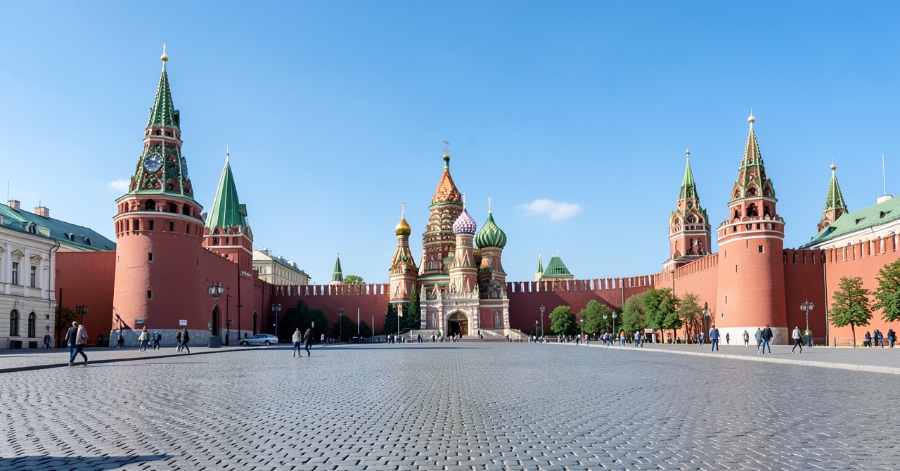 Вид на Красную площадь и Кремль