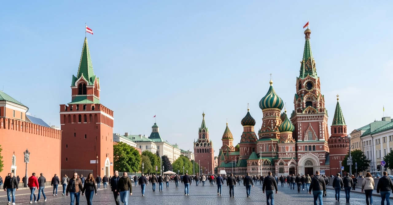 Красная площадь и Кремль