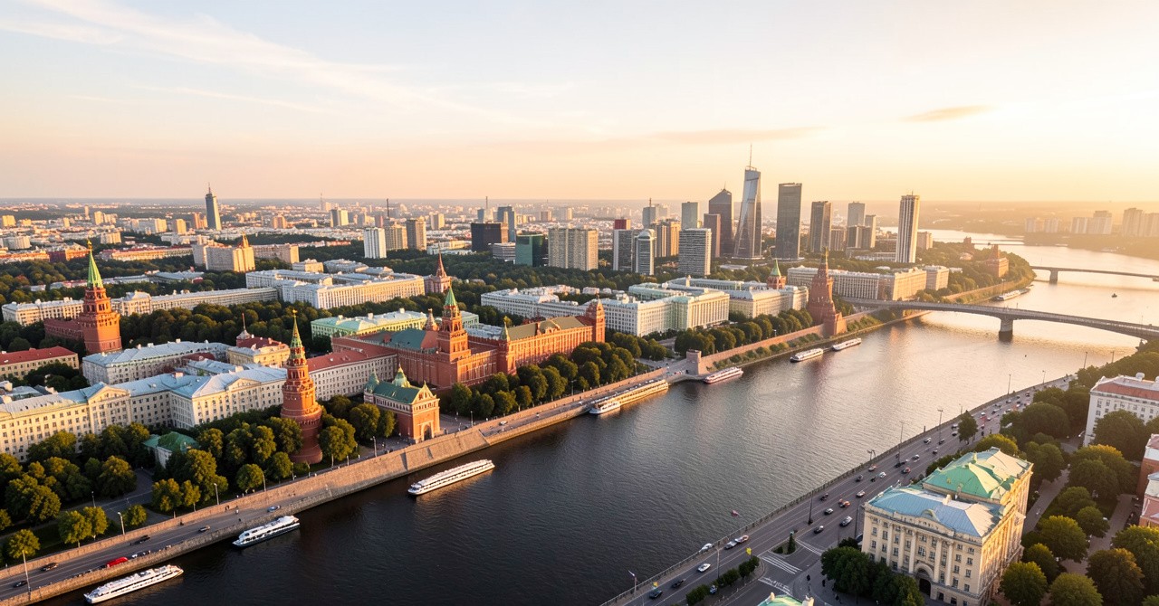 Панорама Москвы со смотровой площадки