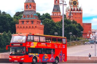 Москва на двухэтажном автобусе с аудиогидом
