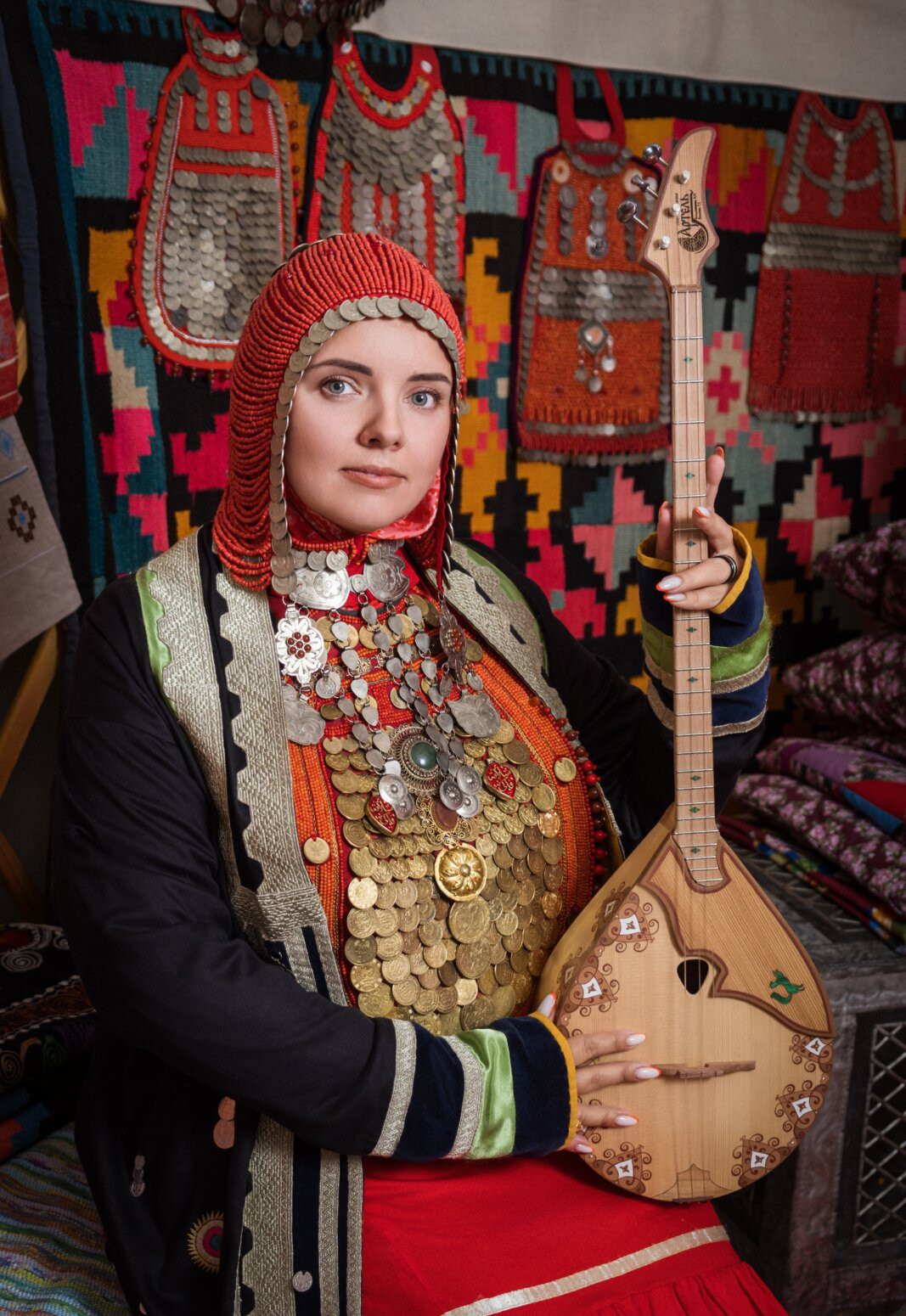 Фотосессия в башкирских костюмах в центре Уфы