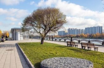 Парк 850-летия Москвы — большой зеленый остров на левом берегу Москвы-реки