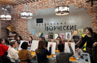 Творческий вечер у мольберта: рисуем акрилом в Москве