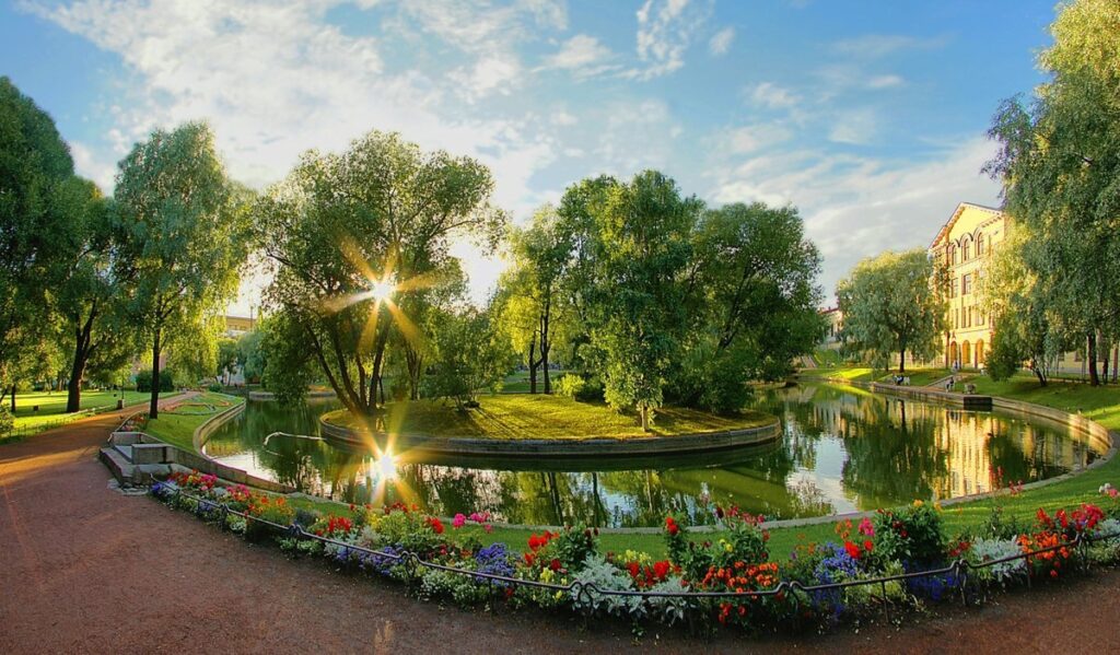 Сад «Дворца Юсуповых»
