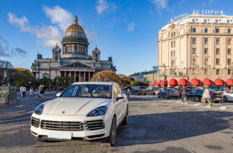 Петербург на Porsche Cayenne с панорамной крышей