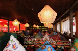 Ресторан Гранд Урюк на Жукова: многозальная чайхана с европейской, узбекской и японской кухней