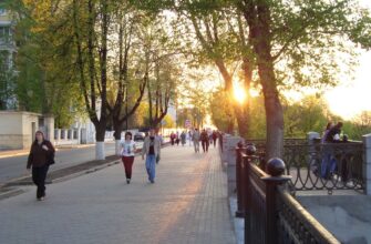 Верхневолжская набережная — живописное место в Нижнем Новгороде