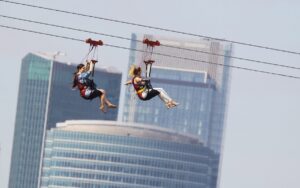 Воздушная трасса Zipline на Воробьевых горах — фото 5